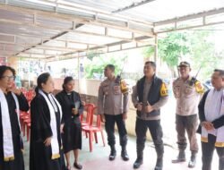 Kapolres MBD Bersama PJU Patroli Kamtibmas di Sejumlah Gereja
