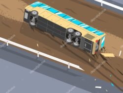 Bus BKKBN Terguling, Mahasiswa KKN UGM Luka