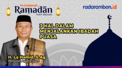 3 Hal Dalam Menjalankan Ibadah Puasa
