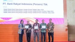 Dukung Penguatan Pasar Keuangan Domestik, BRI Raih 3 Penghargaan Dealer Utama dengan Kinerja Terbaik dari Kemenkeu