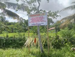 Pencabutan Papan Larangan Bangun di Lahan Sengketa Picu Ketegangan Warga Hatusua dan Kairatu