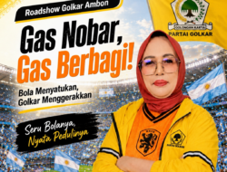 Nobar Argentina Kontra Austria, Golkar Sediakan Sembako