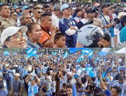 Lapangan Merdeka Bergelora, Ribuan Suporter Argentina di Ambon Rayakan Kemenangan Dramatis 3-2