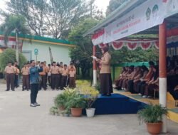 Kabid Penmad Pimpin Upacara HUT Pramuka ke 65 di MAN Ambon