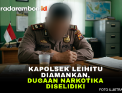 Kapolsek Leihitu Diamankan, Dugaan Narkotika Diselidiki