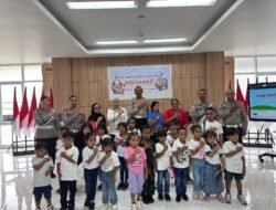 Polisi Sahabat Anak, Ditlantas Polda Maluku Tanamkan Keselamatan Sejak Dini